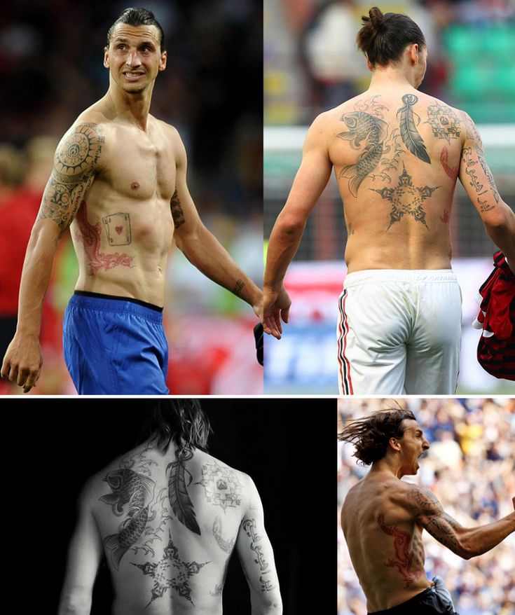 Татуировки футболистов на руках (73 фото)